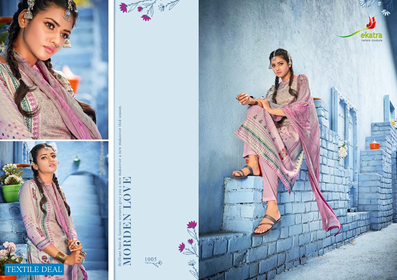 Ekatra Ekaco Wholesale Pashmina Winter Collection Dress Material