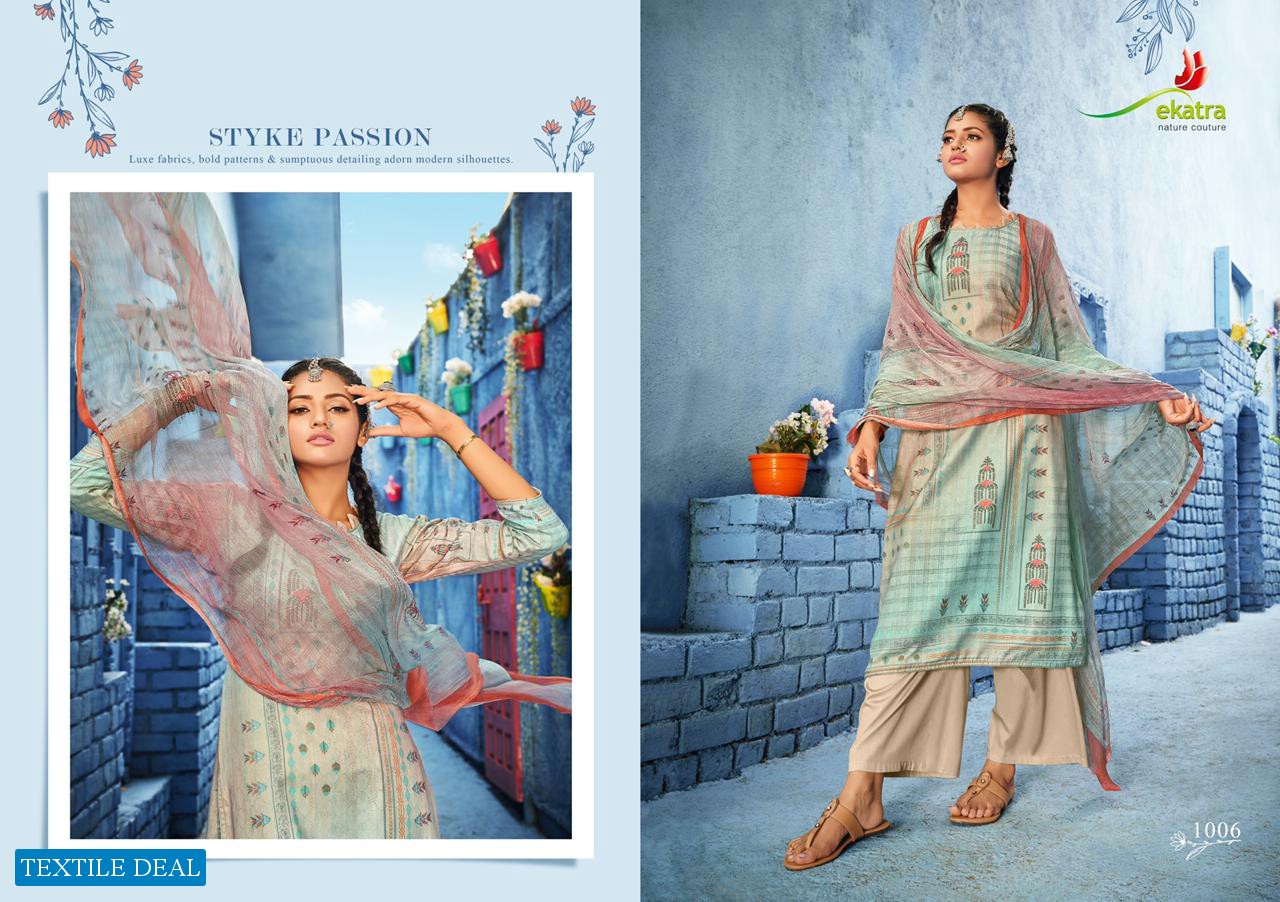 Ekatra Ekaco Wholesale Pashmina Winter Collection Dress Material