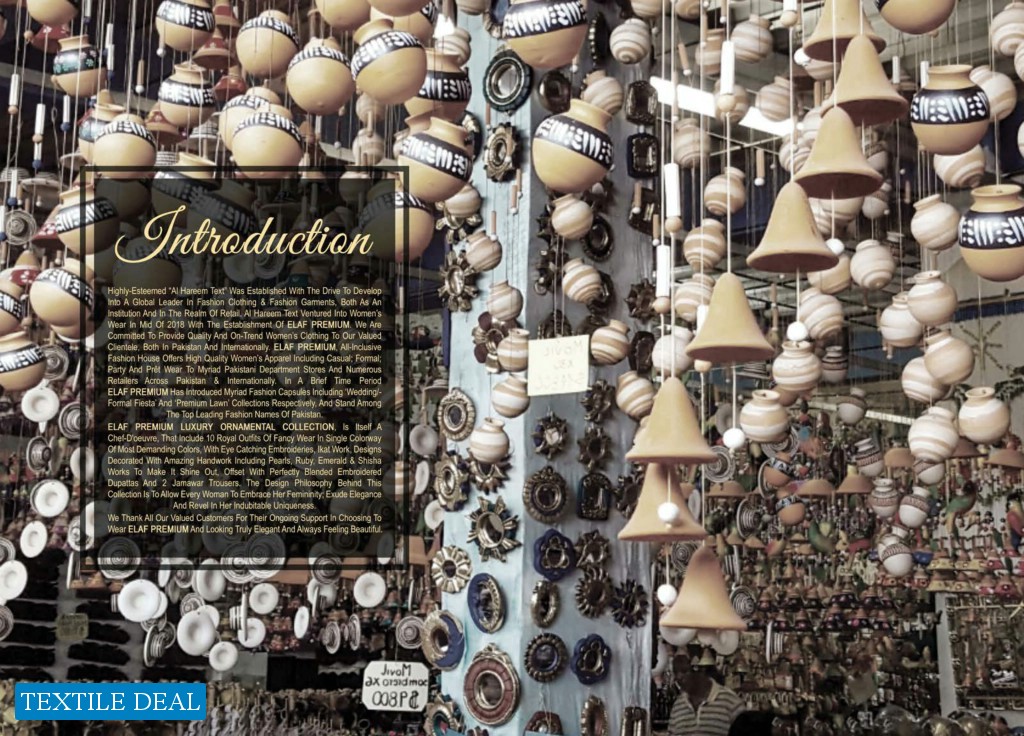 Elaf Ornamental Luxury Collection Wholesale Pakistani Salwar Kameez