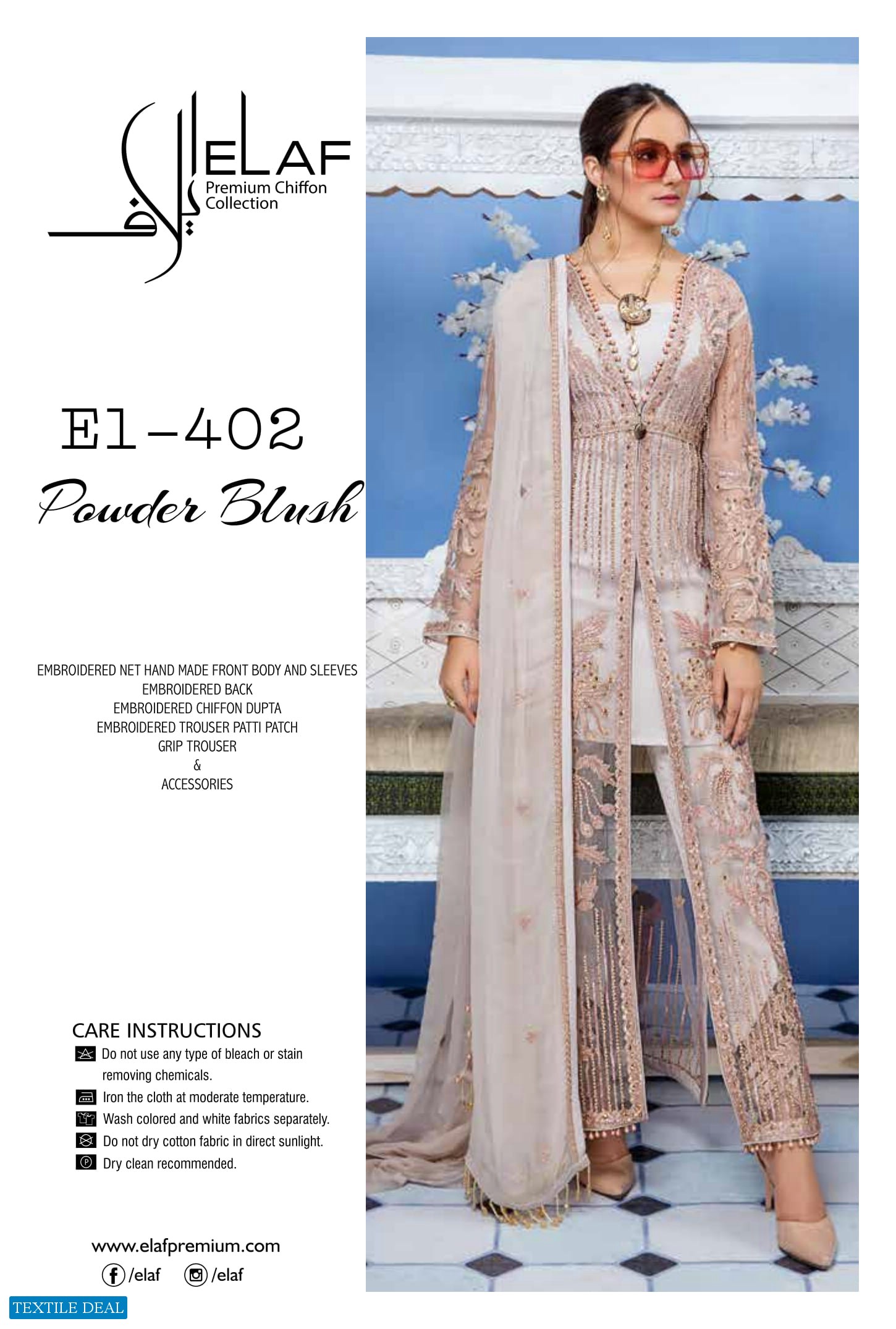 Elaf Premium Chiffon Collection Wholesaler Pakistani Dress