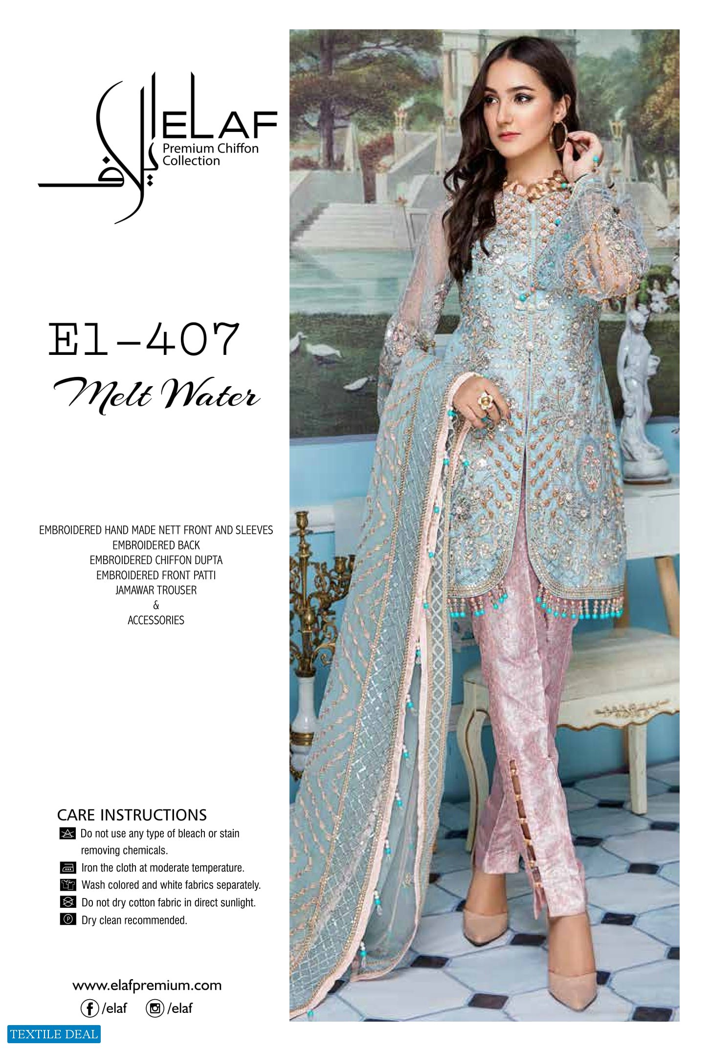 Elaf Premium Chiffon Collection Wholesaler Pakistani Dress