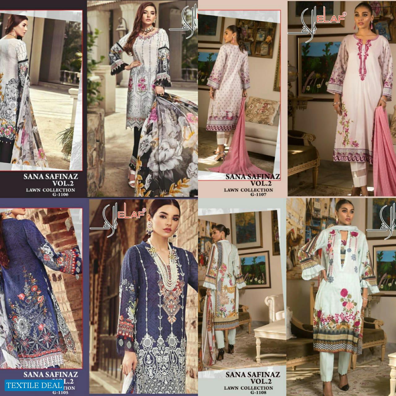 Elaf Sana Safinaz Vol-2 Wholesale Pakistani Lawn Collection