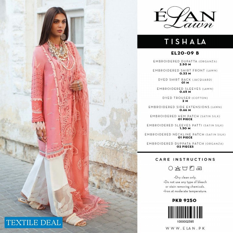 Elan Lawn 2020 Wholesale Original Pakistani Dress