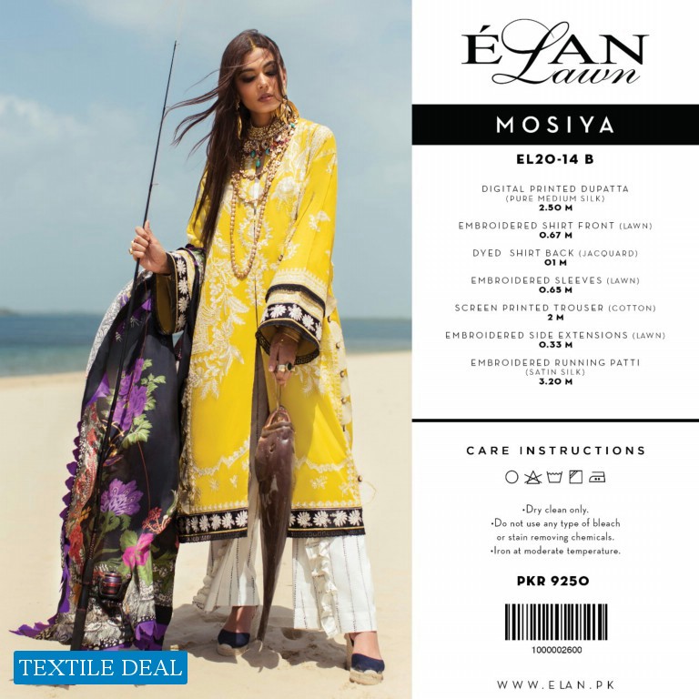Elan Lawn 2020 Wholesale Original Pakistani Dress