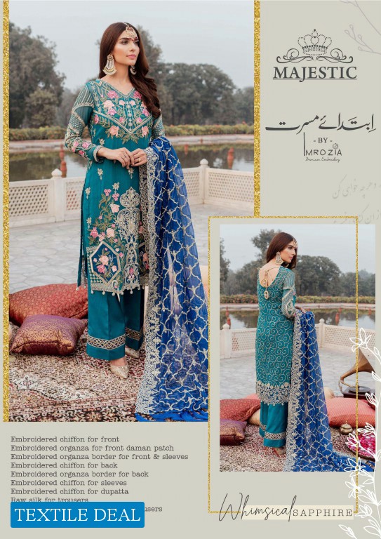 Embroyal Majestic Designer Branded Pakistani Suits