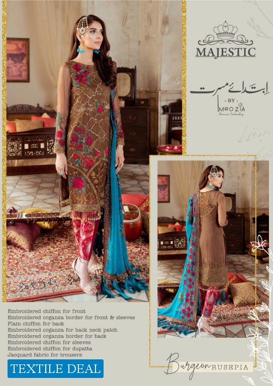 Embroyal Majestic Designer Branded Pakistani Suits