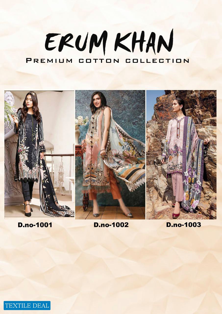 Erum Khan Vol-1 Wholesale Karachi Style Dress Material