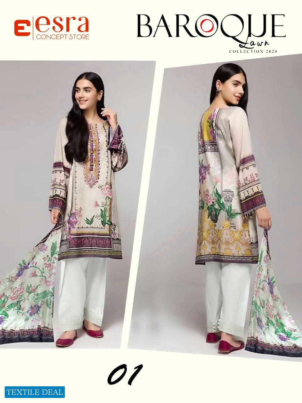Esra Baroque Wholesale Pakistani Concept Suits