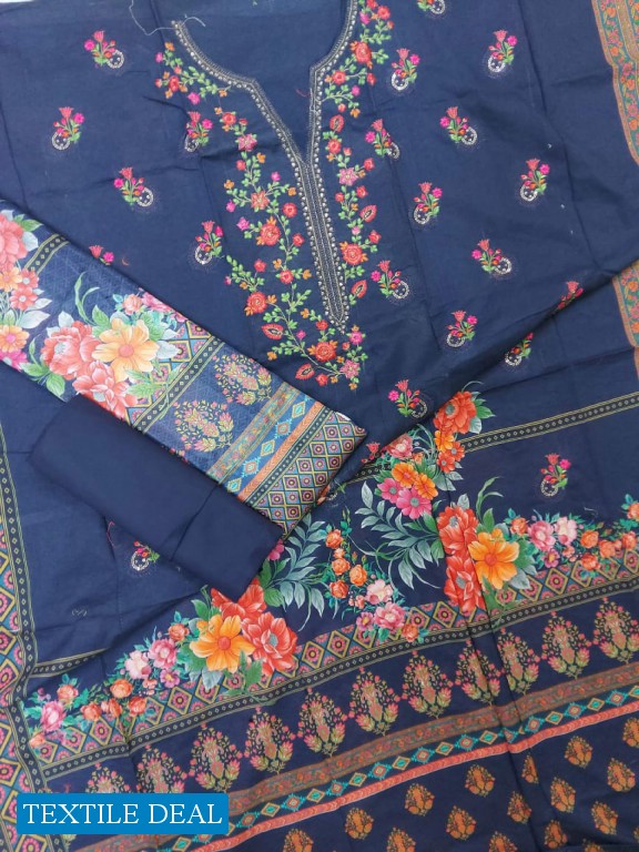 Exclusive 3Pc BIN SAEED EMBROIDERED Lawn Collection 2021