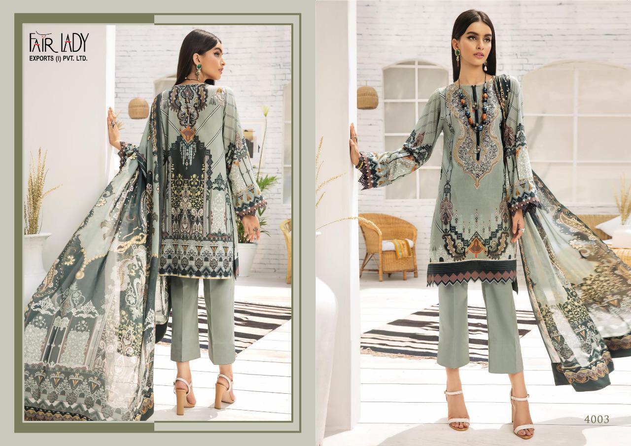 FAIRLADY BAROQUE HIT DESIGN JAM SATIN PRINT WITH EMBROIDERY PAKISTANI SUIT