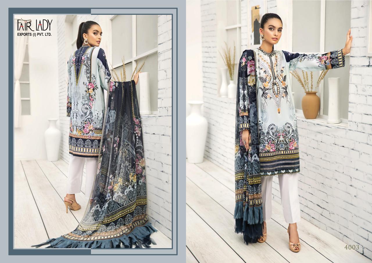 FAIRLADY BAROQUE HIT DESIGN JAM SATIN PRINT WITH EMBROIDERY PAKISTANI SUIT