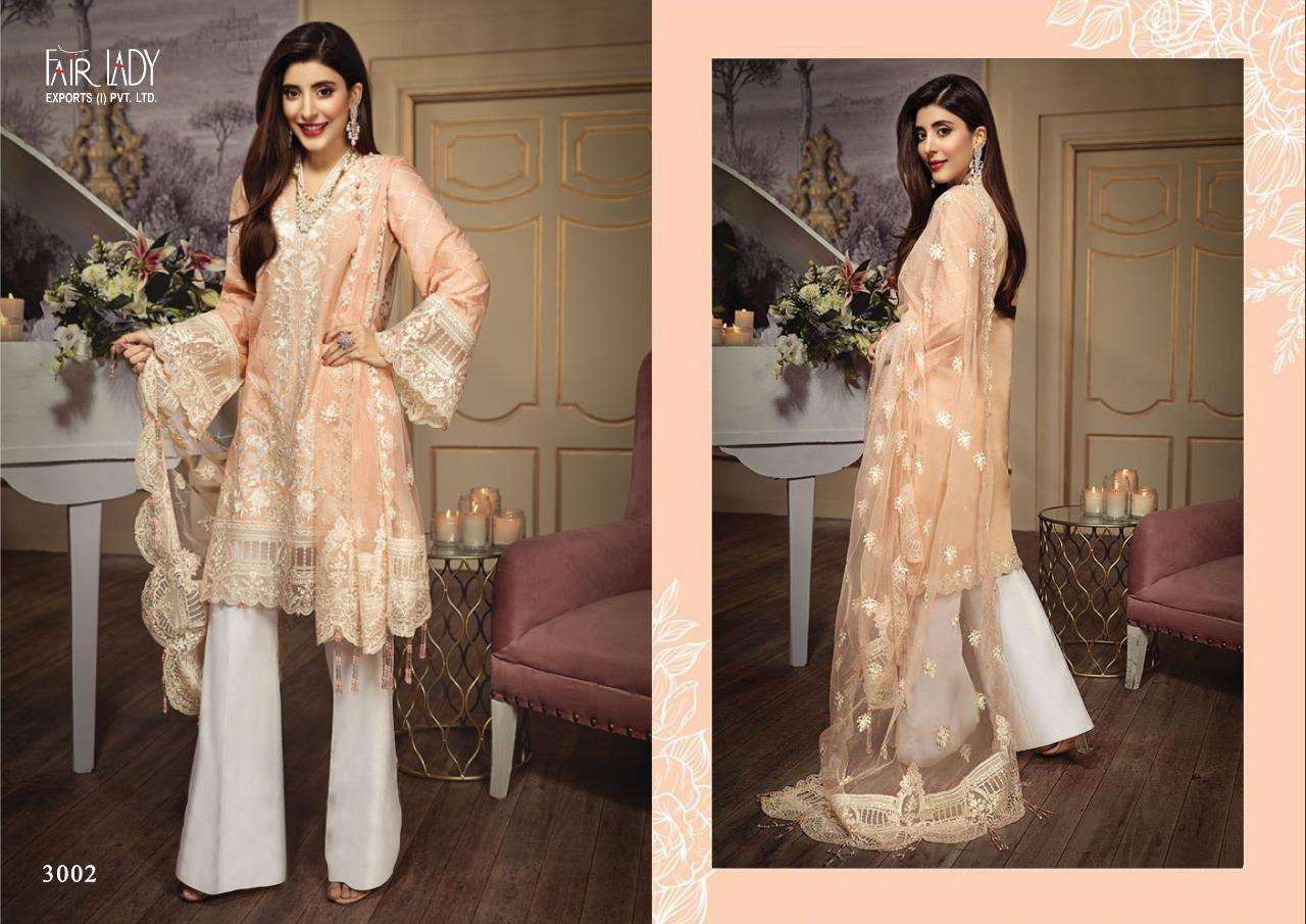 FAIRLADY NOOR JAM SATIN PAKISTANI FANCY DRESSES
