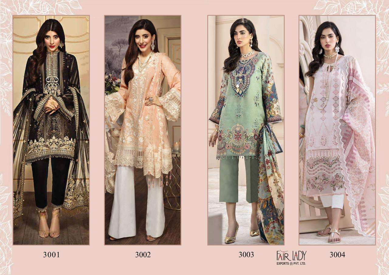 FAIRLADY NOOR JAM SATIN PAKISTANI FANCY DRESSES