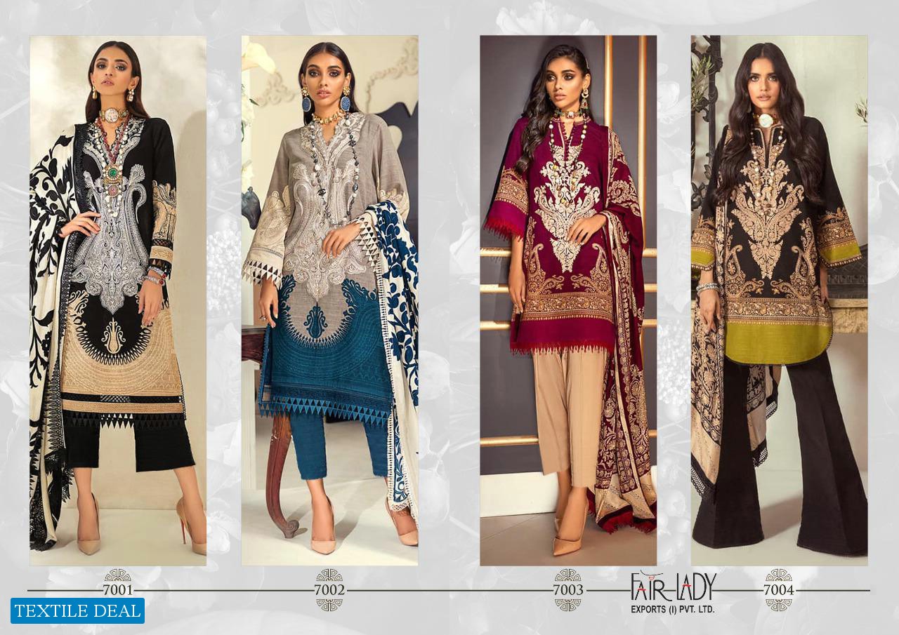 FAIRLADY SANA SAFINAZ MUZLIN JAM SATIN DIGITAL PRINT SALWAR KAMEEZ AT WHOLESALE RATE