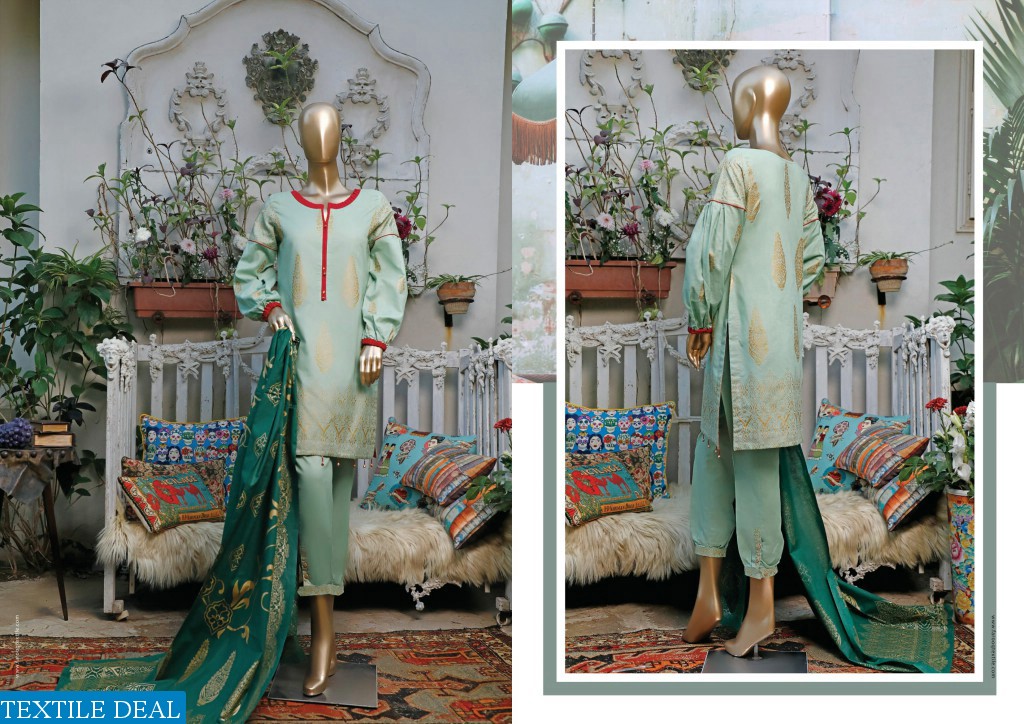 FAROOQ TEXTILES MOOSAJEE BANARASI VOL 2 CAMBRIC ORIGINAL PAKISTANI SUITS