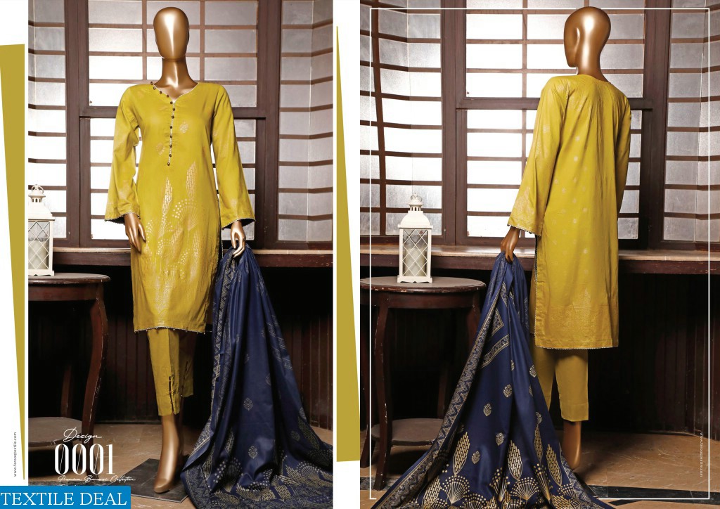 FAROOQ TEXTILES MOOSAJEE BANARASI VOL 2 CAMBRIC ORIGINAL PAKISTANI SUITS