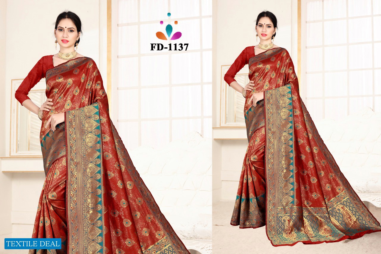 FD Vol-44 Wholesale Silk Ethnic Sarees