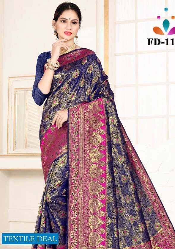 FD Vol-44 Wholesale Silk Ethnic Sarees