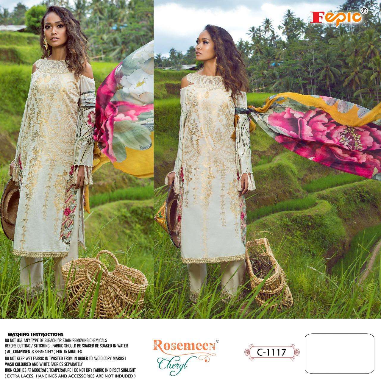 FEPIC PRESENT CHERYL JACQUARD EMBROIDERY PAKISTANI SUITS