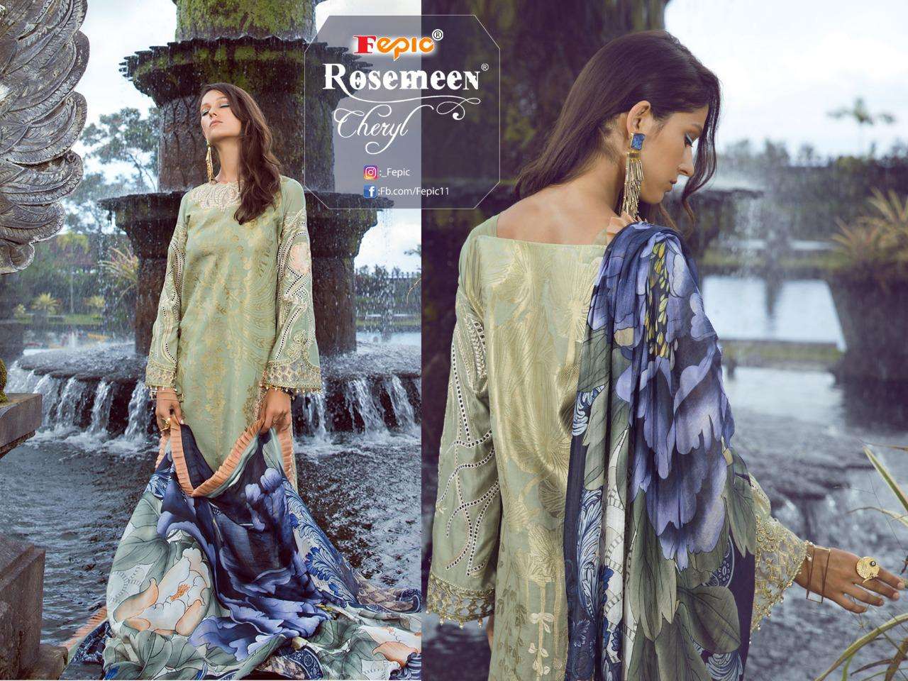 FEPIC PRESENT CHERYL JACQUARD EMBROIDERY PAKISTANI SUITS