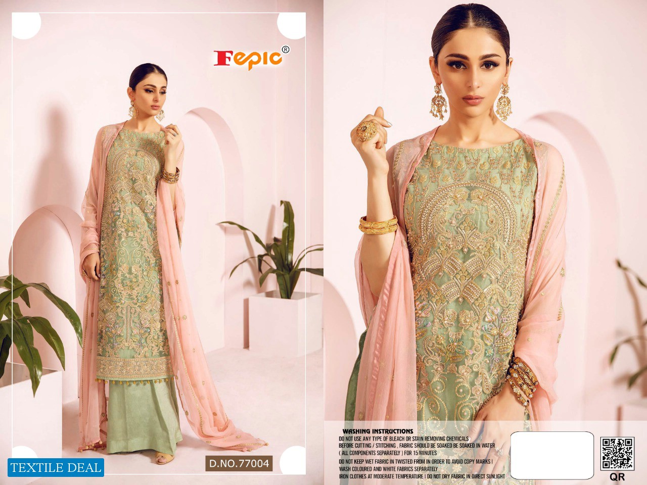 FEPIC ROSEMEEN CLASSIC NET GEORGETTE PAKISTANI SALWAR SUITS