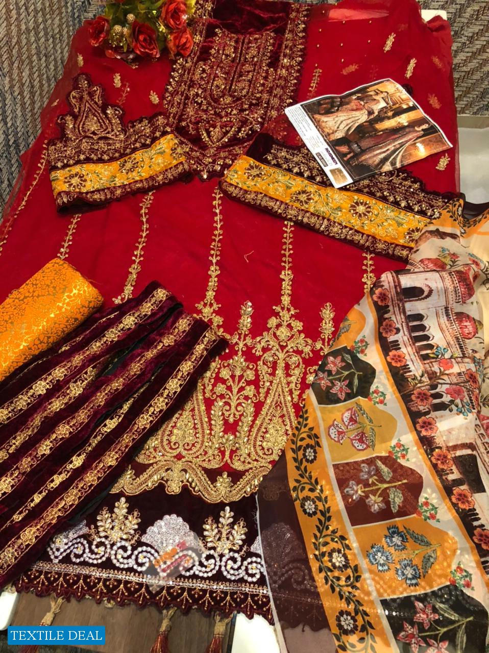 FEPIC ROSEMEEN EMBROIDE 21 LATEST NET ORGANZA PAKISTANI SUITS CONCEPAT PARTY WEAR COLLECTIONS