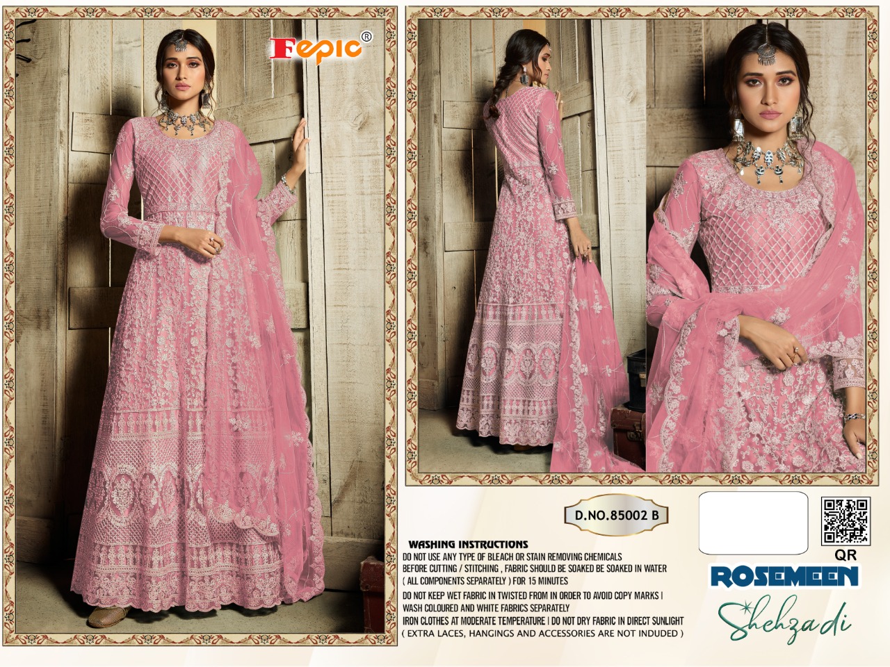 FEPIC ROSEMEEN SHEHZADI BLOCKBUSTER VOL 3 NET LONG DESIGNER BRIDAL CONCEPT SUITS WHOLESALER