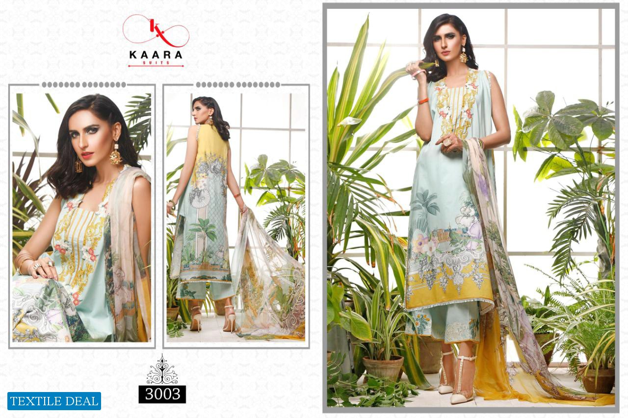 FIRDOUS LAWN COLLECTION VOL 3 BY KAARA COTTON DIGITAL PRINT PAKISTANI SUIT CONCEPT