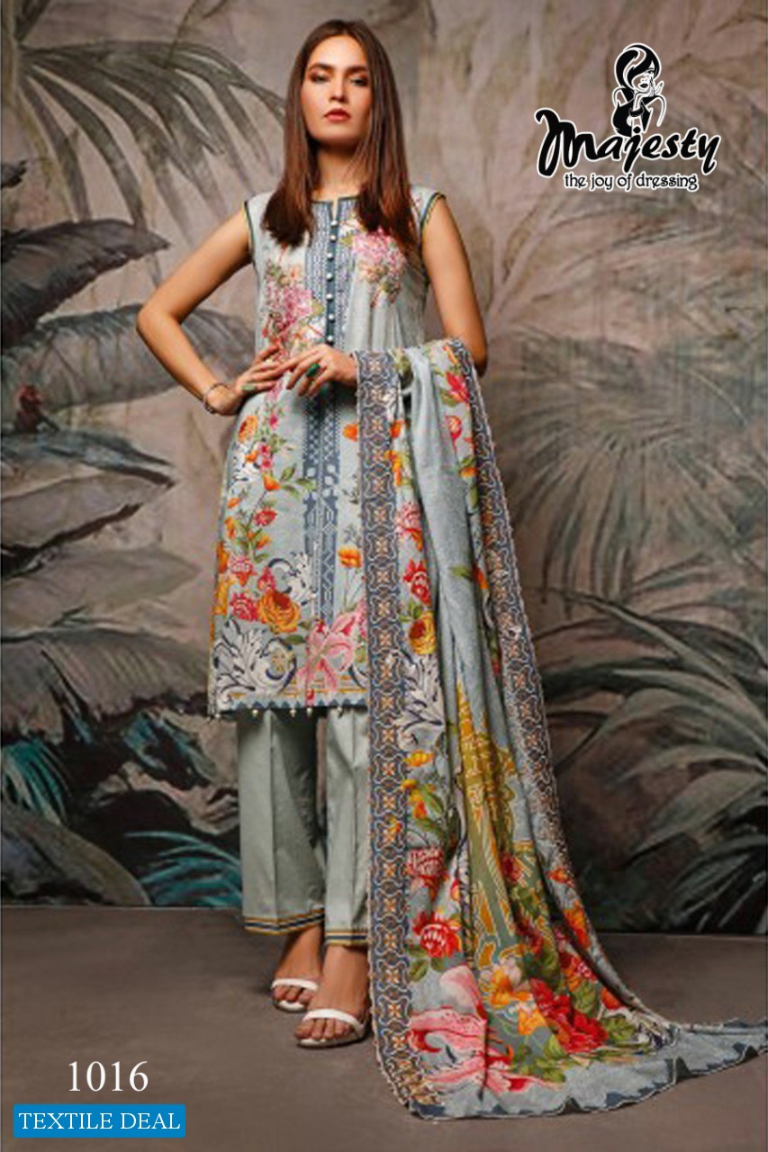 FIRDOUS THE LAXURY LAWN VOL 2 BY MAJESTY JAM SILK COTTON UNIQUE PRINT SUIT COLLECTION