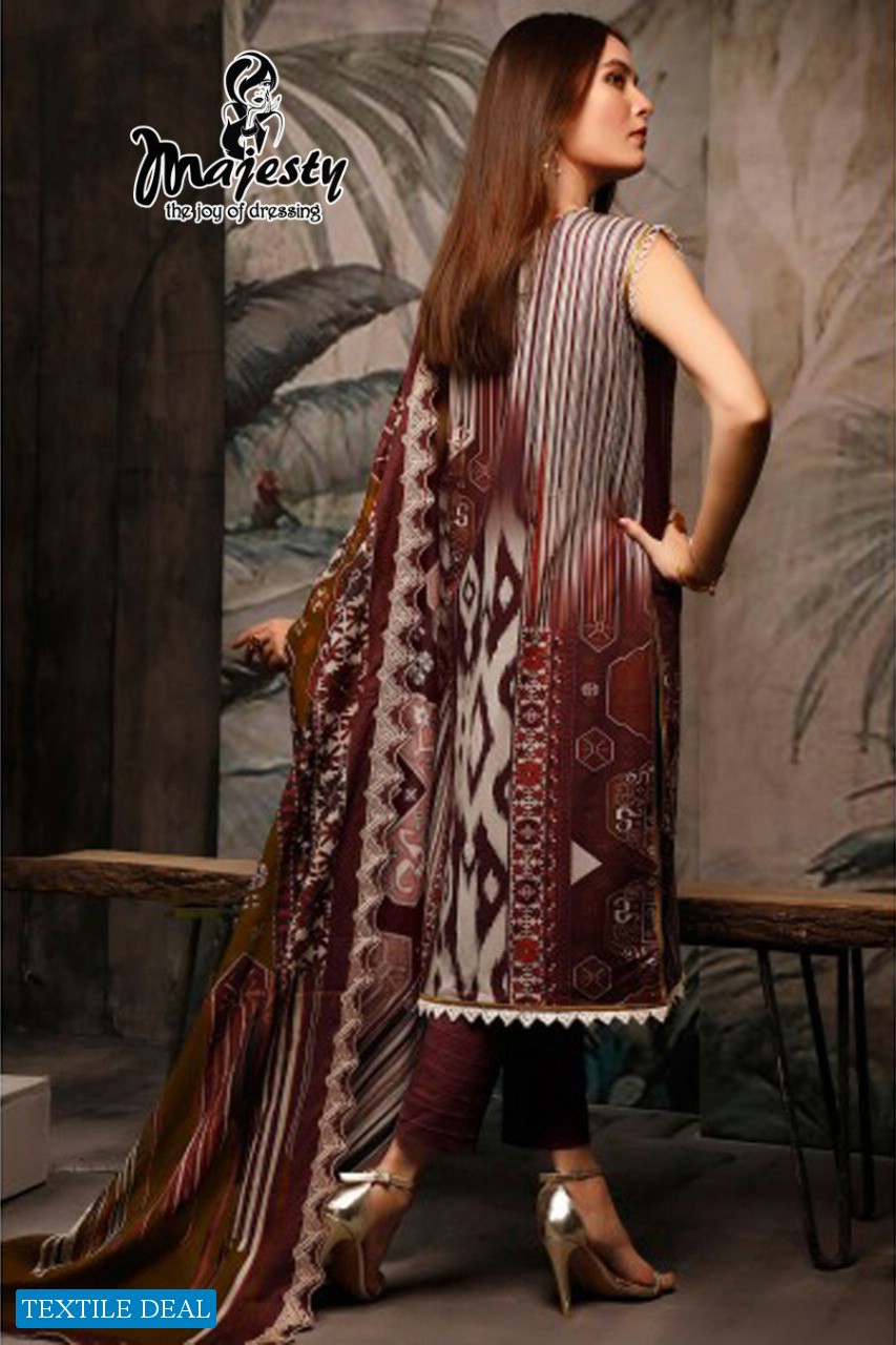 FIRDOUS THE LAXURY LAWN VOL 2 BY MAJESTY JAM SILK COTTON UNIQUE PRINT SUIT COLLECTION