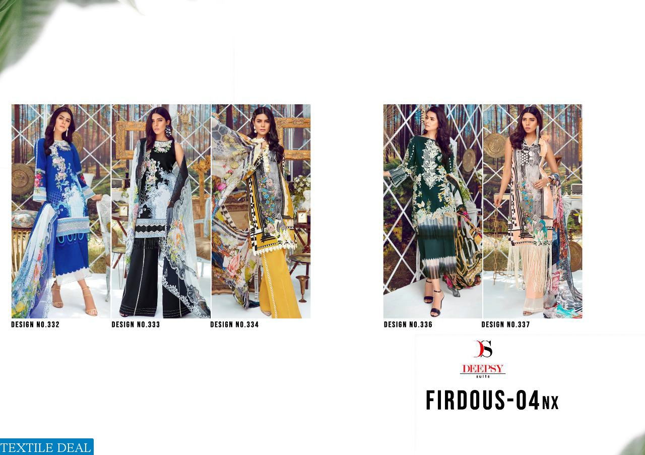 FIRDOUS VOL 4 NX BY DEEPSY COTTON PAKISTANI SALWAR KAMEEZ