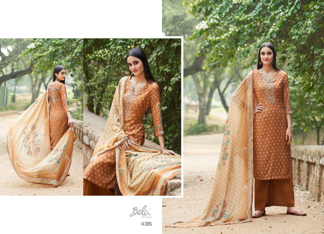 FIZA BY BELA FASHION DIGITAL COTTON SILK CLASSICAL STYLE SALWAR KAMEEZ