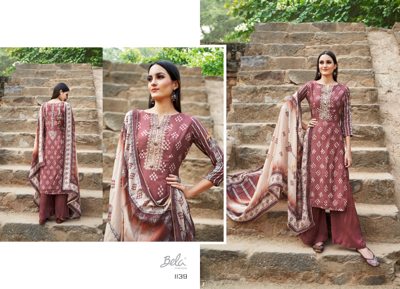 FIZA BY BELA FASHION DIGITAL COTTON SILK CLASSICAL STYLE SALWAR KAMEEZ
