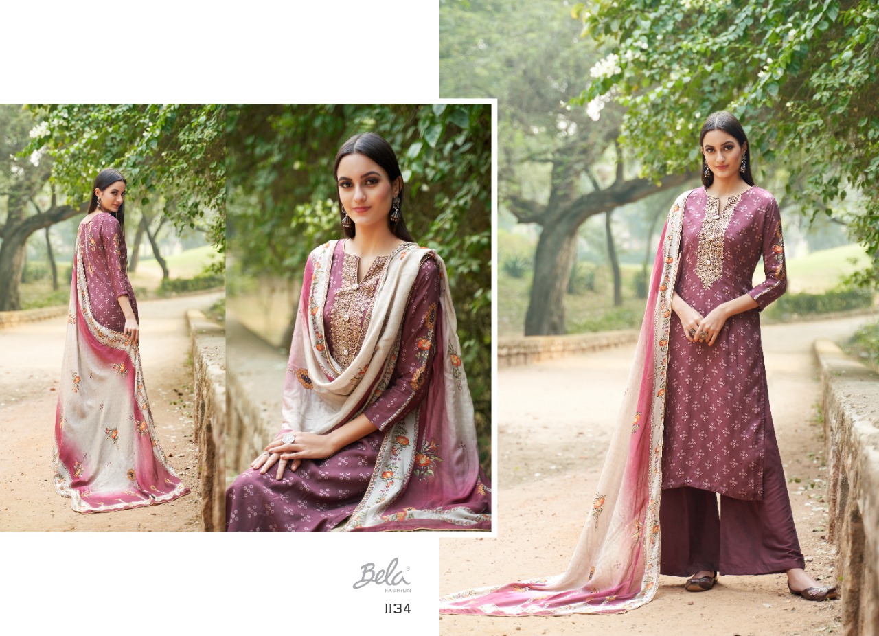 FIZA BY BELA FASHION DIGITAL COTTON SILK CLASSICAL STYLE SALWAR KAMEEZ