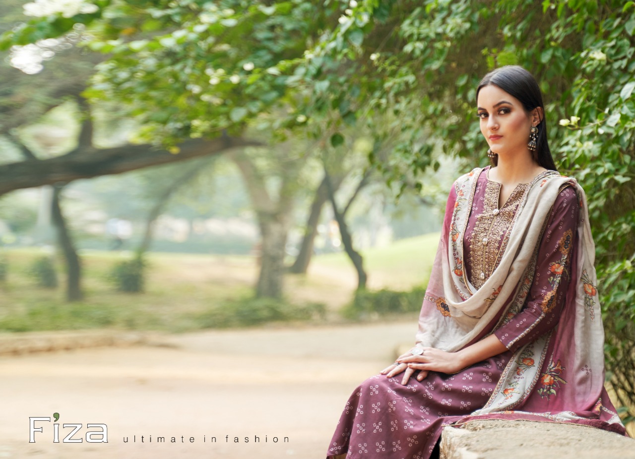 FIZA BY BELA FASHION DIGITAL COTTON SILK CLASSICAL STYLE SALWAR KAMEEZ