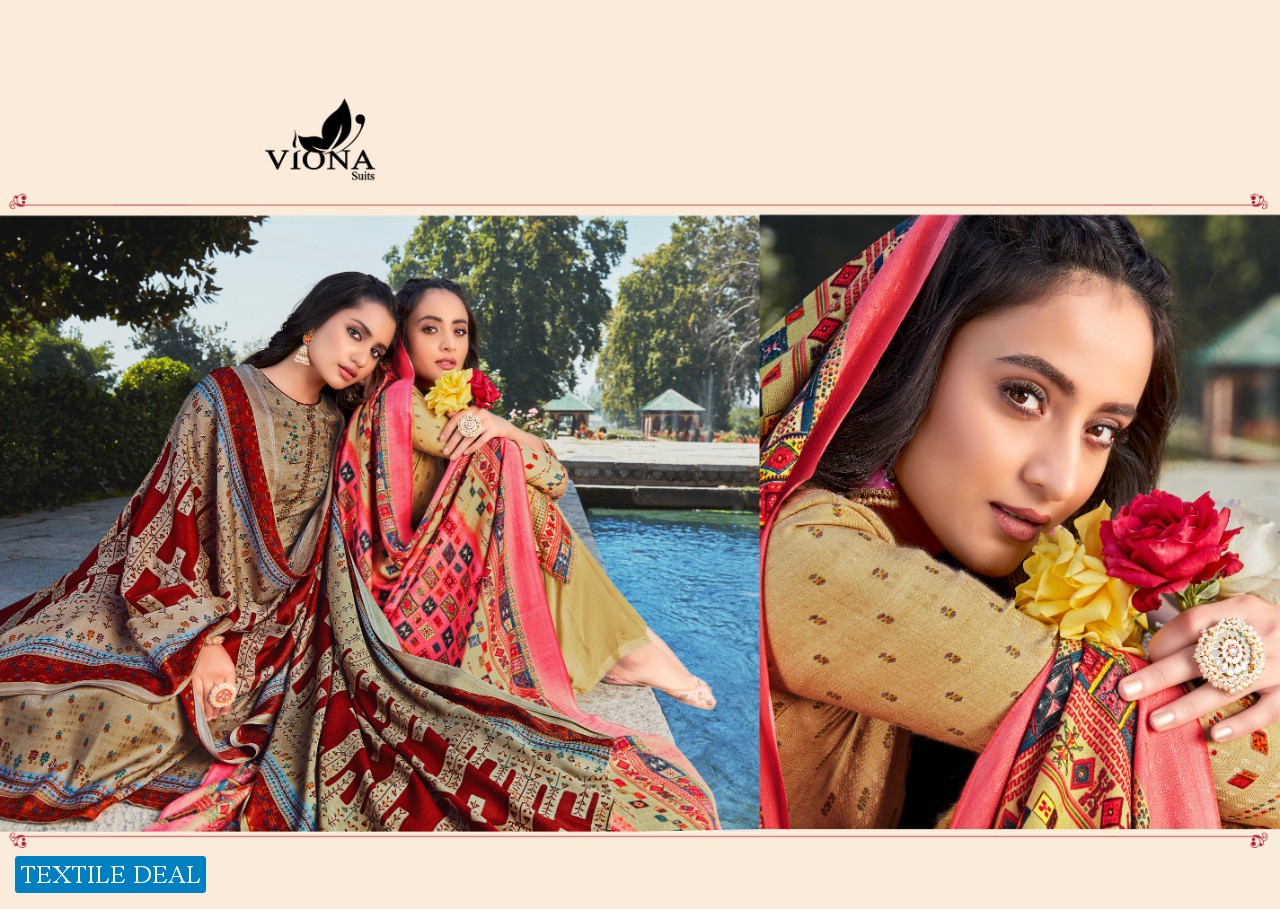 FIZA BY VIONA SUIT PASHMINA PRINT WITH WORK CASUAL WEAR SALWAR KAMEEZ