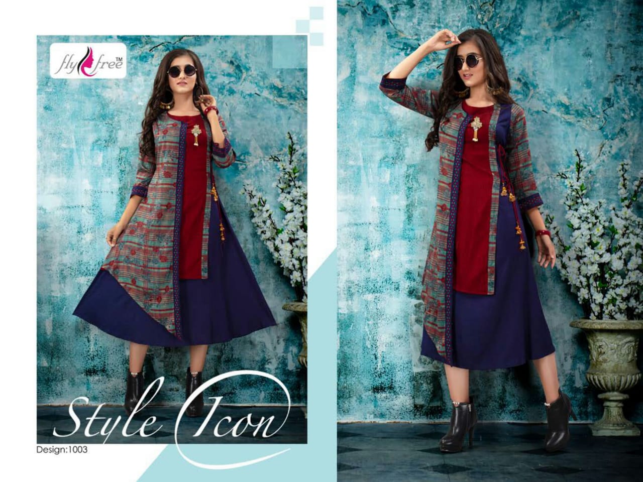 FLY FREE PRESENT SAANA SILK PRINTED LONG GOWN COLLECTION KURTI DESIGNS DOWNLOAD ZIP