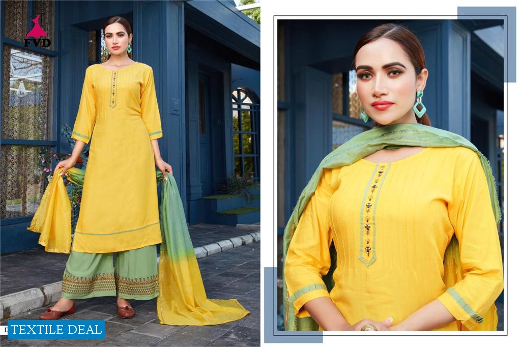 FVD Jalsa Vol-1 Wholesale Ready Made Top And Bottom And Dupatta