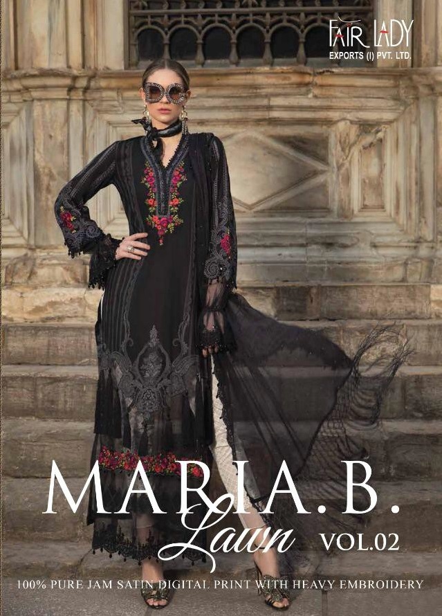 Fairlady Maria B lawn Vol-2 Wholesale Pakistani Concept Dress