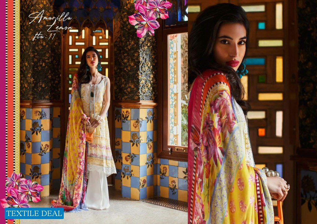 Farah Talib Aziz Lawn 2020 Wholesale Original pakistani Salwar Kameez In India