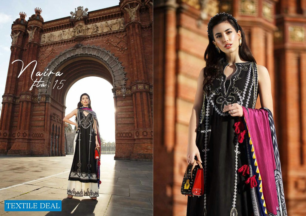 Farah Talib Aziz Lawn 2020 Wholesale Original pakistani Salwar Kameez In India