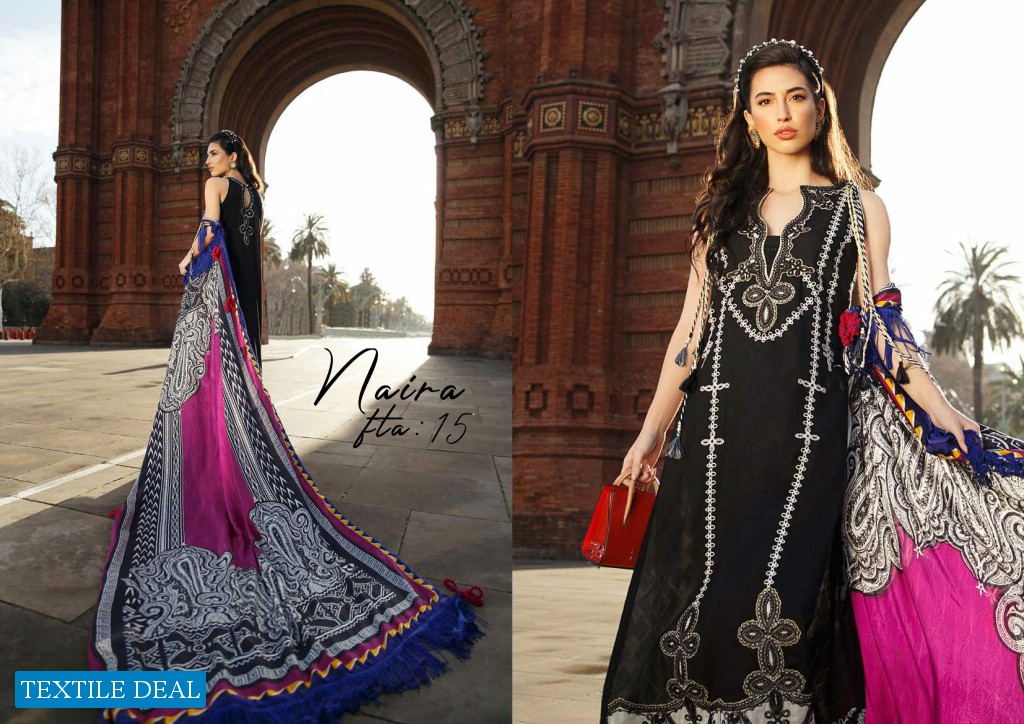 Farah Talib Aziz Lawn 2020 Wholesale Original pakistani Salwar Kameez In India