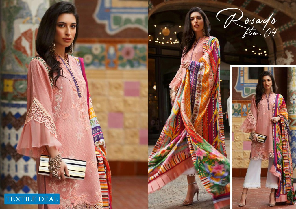 Farah Talib Aziz Lawn 2020 Wholesale Original pakistani Salwar Kameez In India