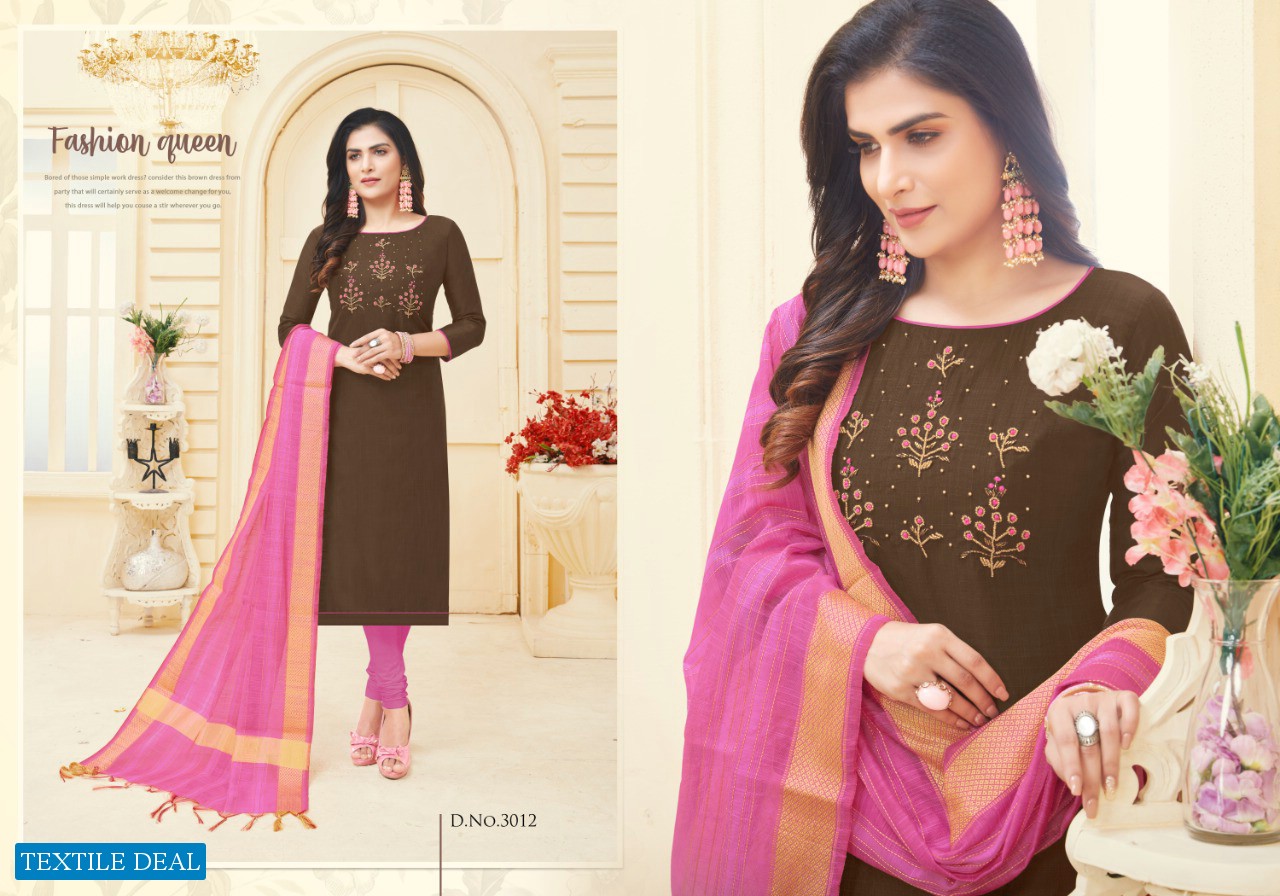 Fashion Floor Silky Wholesale Dress Material