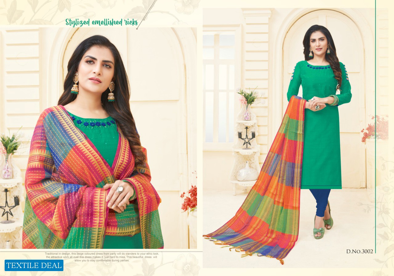 Fashion Floor Silky Wholesale Dress Material