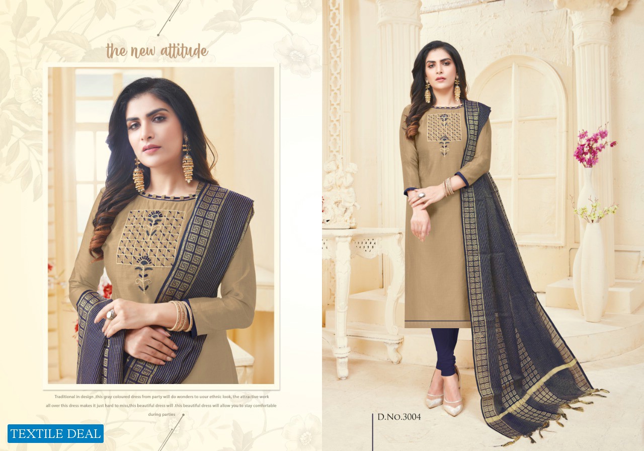 Fashion Floor Silky Wholesale Dress Material