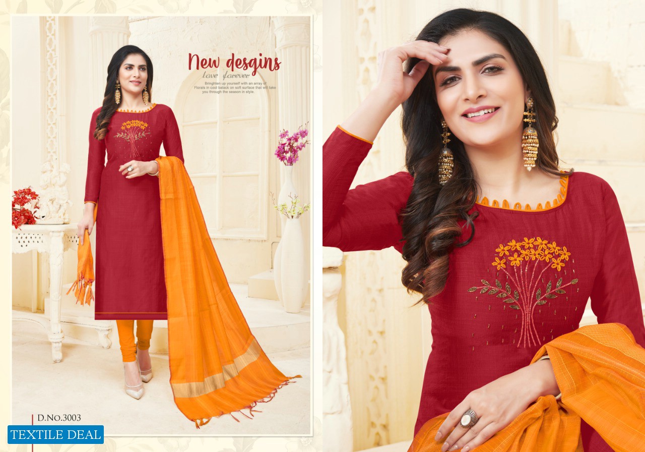 Fashion Floor Silky Wholesale Dress Material