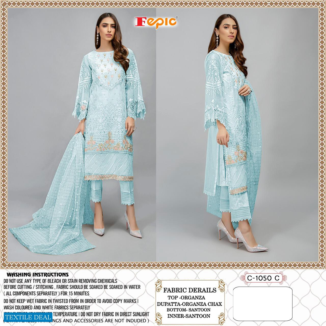 Fepic C-1050 Colour Wholesale Pakistani Concept Dress