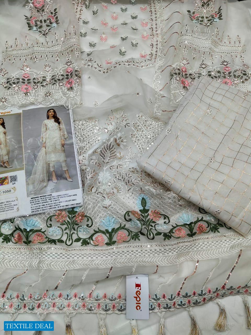 Fepic C-1050 Colour Wholesale Pakistani Concept Dress