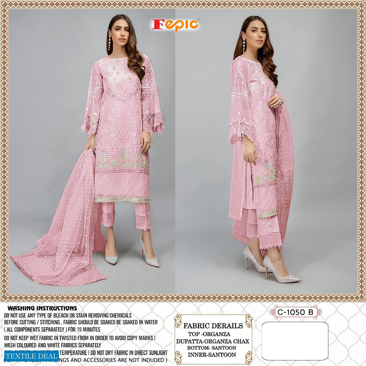 Fepic C-1050 Colour Wholesale Pakistani Concept Dress